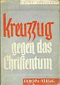 Kreuzzug-Buch, 1938 (Originalumschlag).